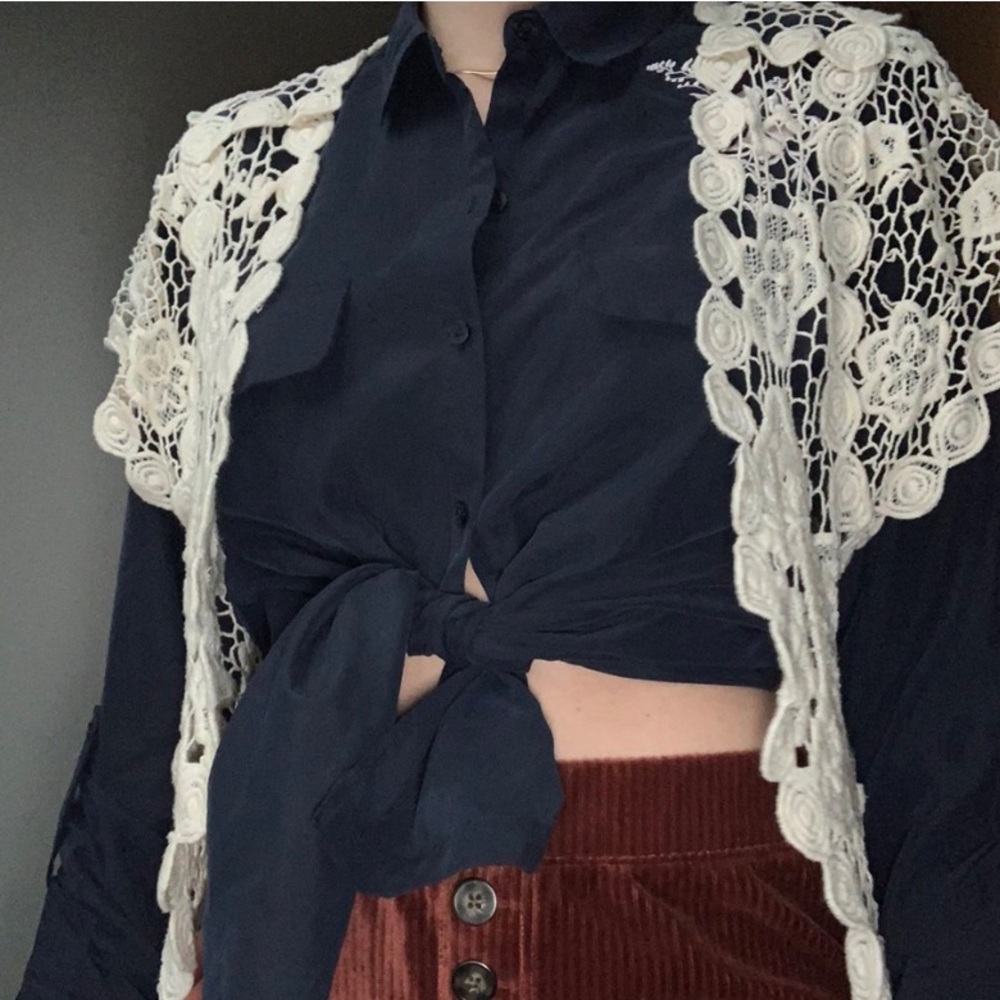 Knitted cardigan sweater